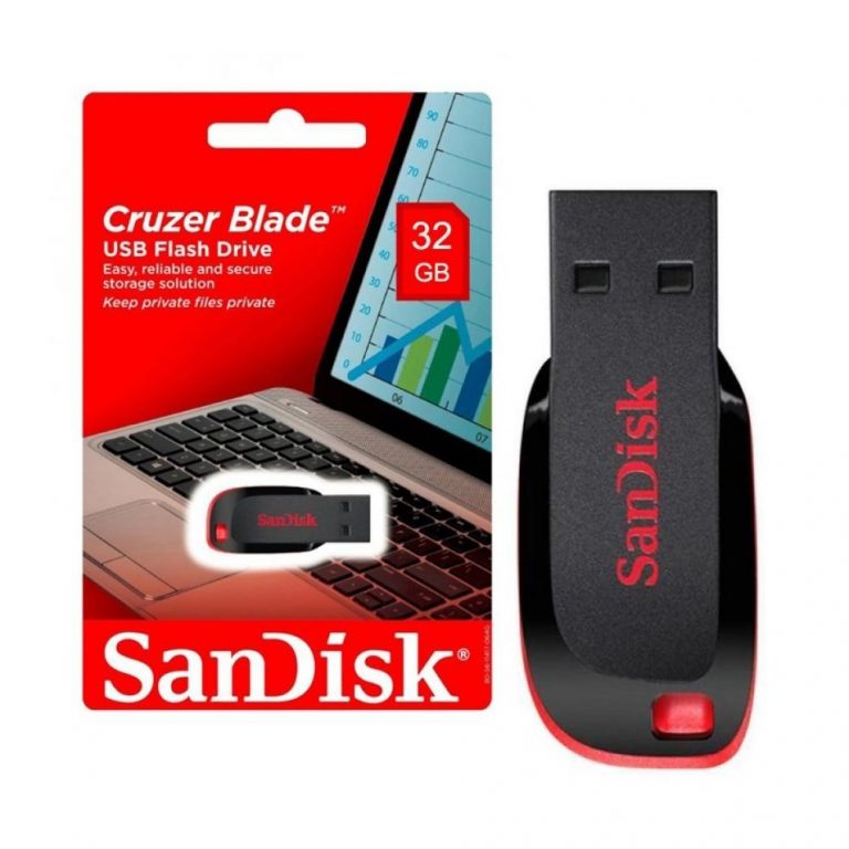 Sandisk Pendrive 32Gb Cruzer Blade Tecnoportal